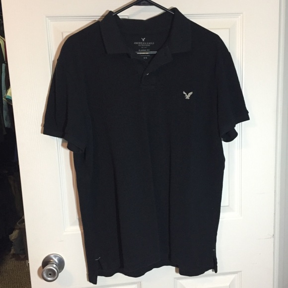 American Eagle Outfitters Other - Men’s Large American Eagle Black Polo